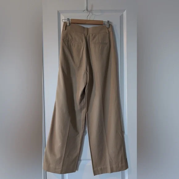 Everlane The Way-High Drape Pant Ash Brown Size 2 Short - Picture 5 of 11